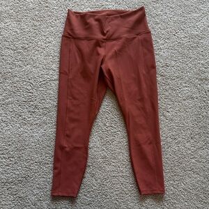 Women's Calia Terracotta High-Rise Full Length Leggings